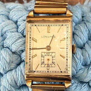 Vintage Longines Watch Art Deco Sub-Seconds - Wadsworth 10k Gold Filled Case